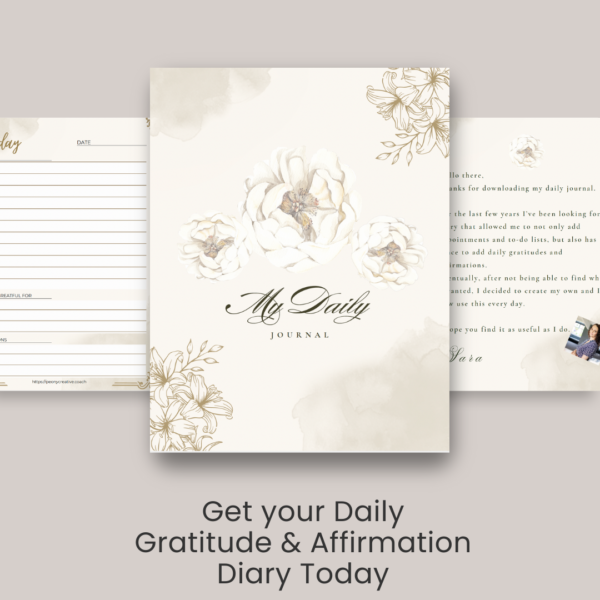 Daily Gratitude and Affirmation Diary